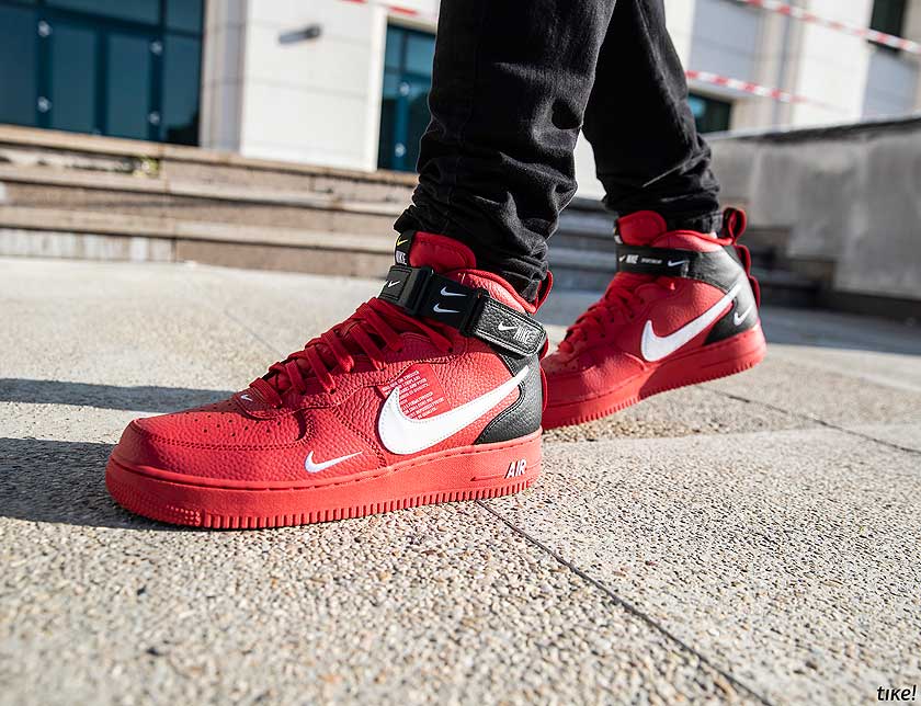 The Force of the Utility Nike Air Force 1 MID Utility Red Tike Romania