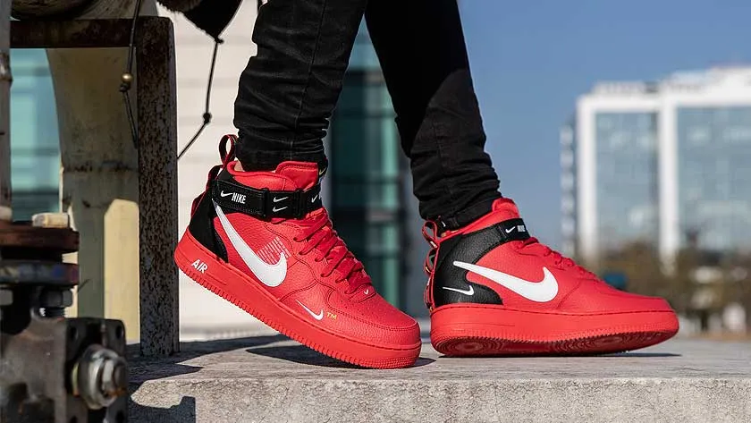 The Force of the Utility - Nike Air Force 1 MID Utility Red