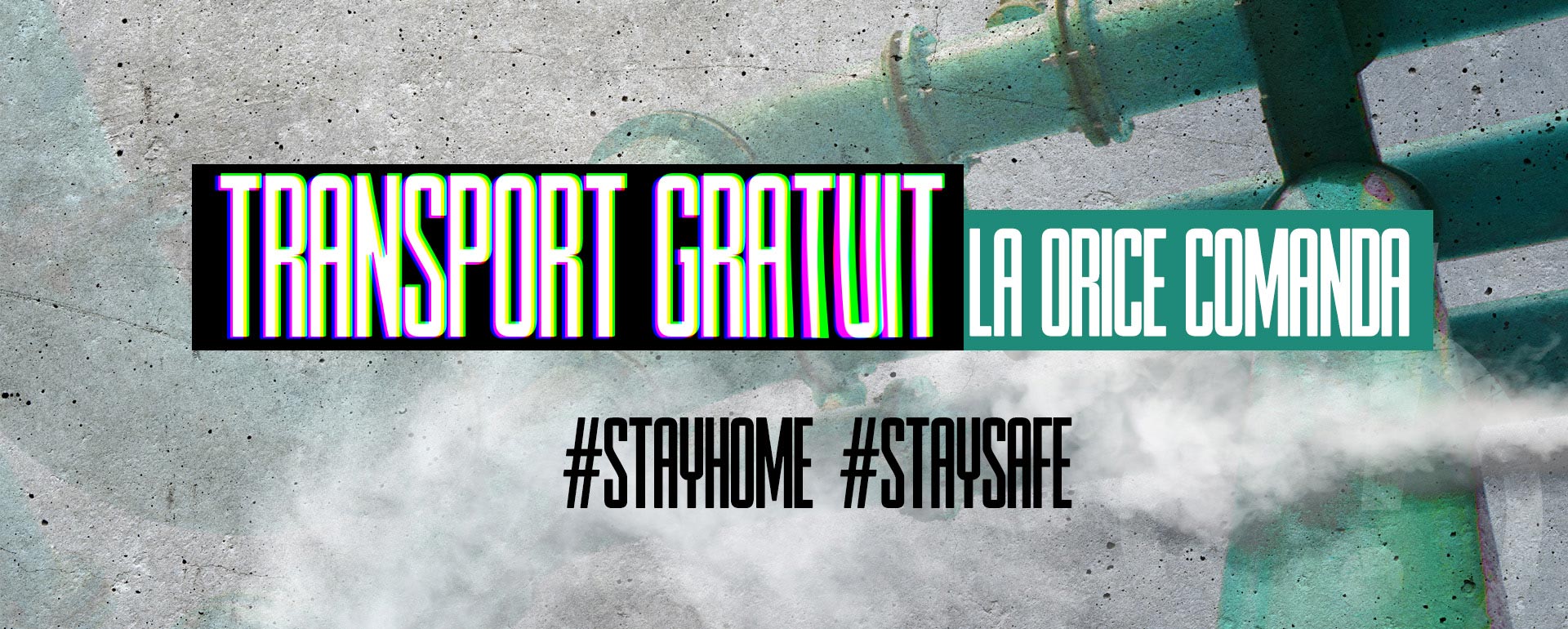 Transport Gratuit - #stayhome #staysafe