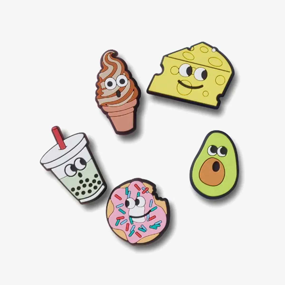 CROCS PANDANTIV Lights Up Food Friends 5 Pack 