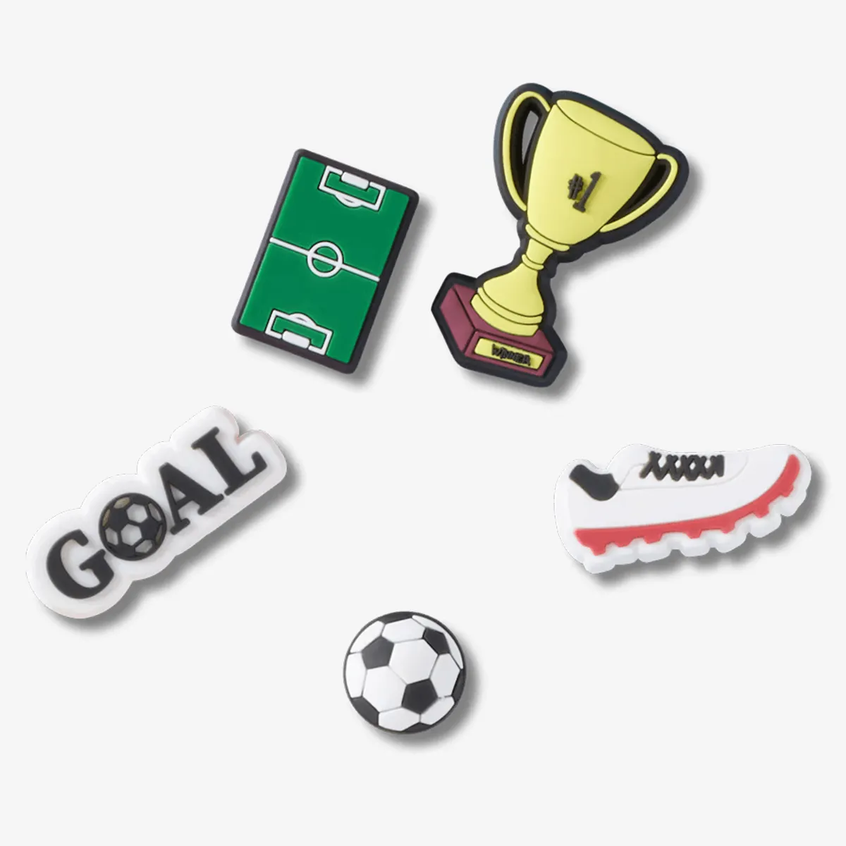 CROCS PANDANTIV Soccer Star 5 Pack 