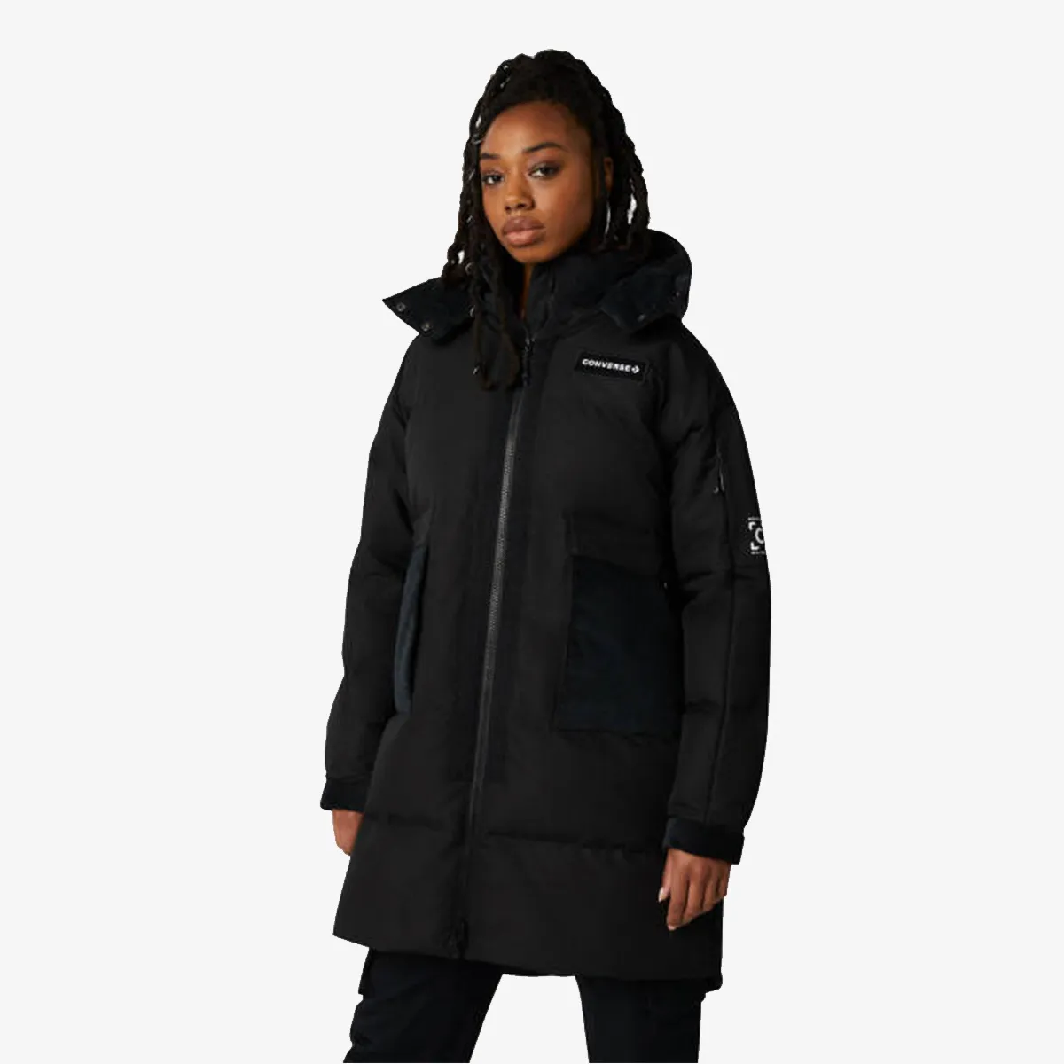 CONVERSE Jacheta Premium Fashion Long Down Jacket 
