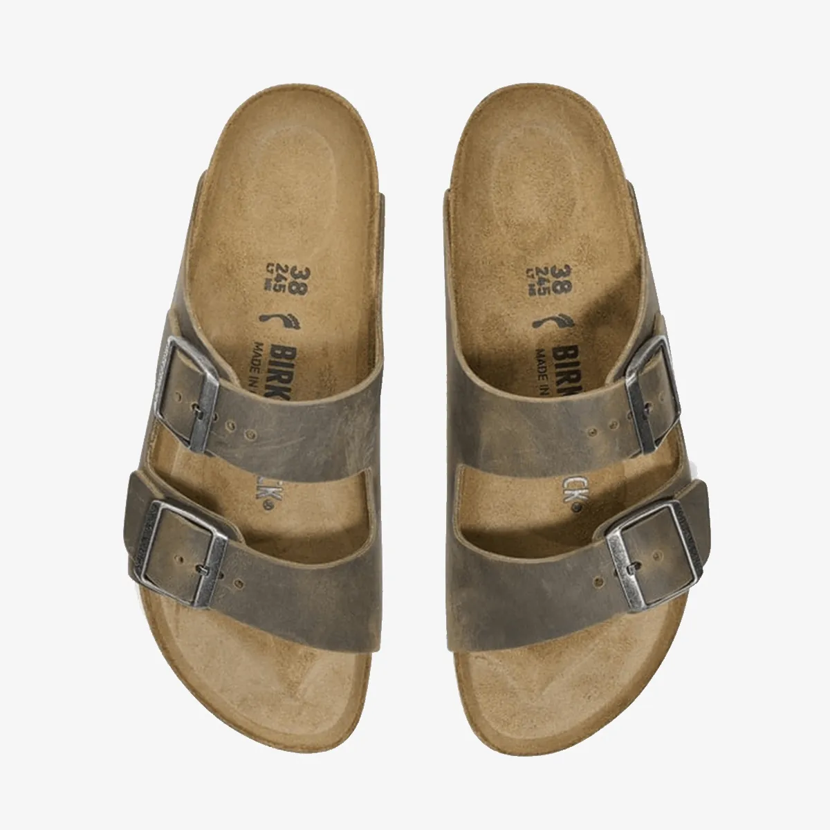 BIRKENSTOCK Papuci Arizona LEOI Faded Khaki 