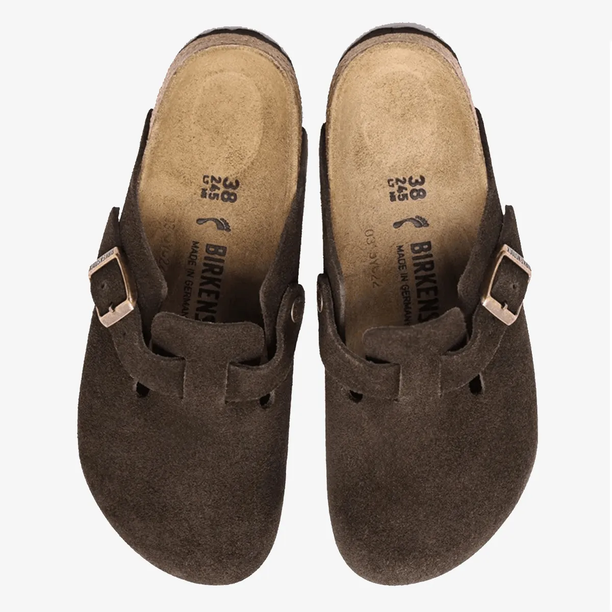 BIRKENSTOCK Papuci Boston LEVE Mocca 