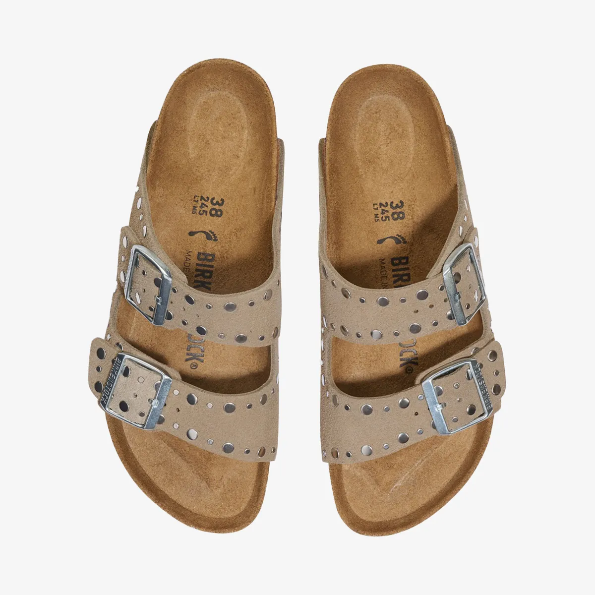 BIRKENSTOCK Papuci Arizona Rivet LEVE Taupe 