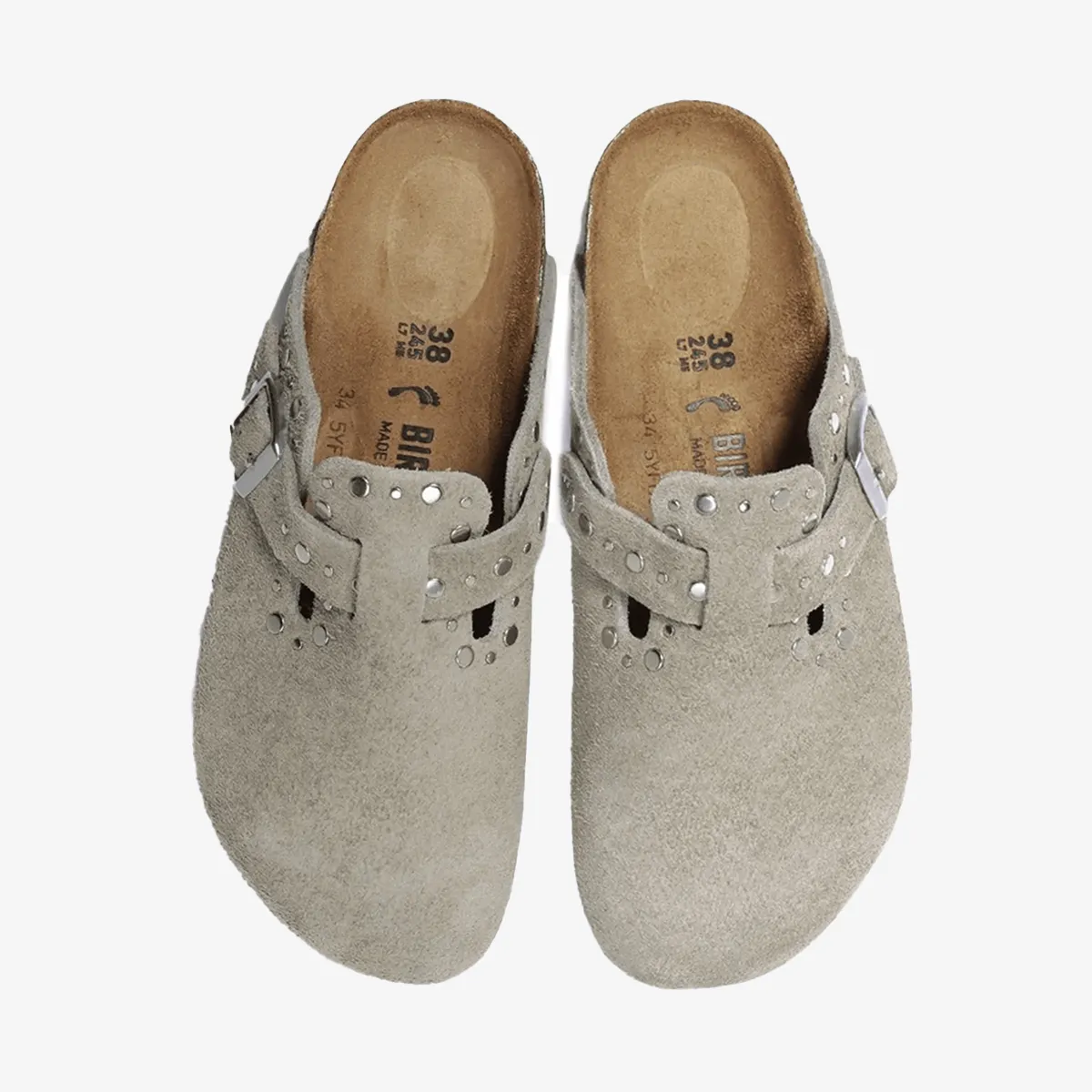 BIRKENSTOCK Papuci Boston Rivet LEVE Taupe 
