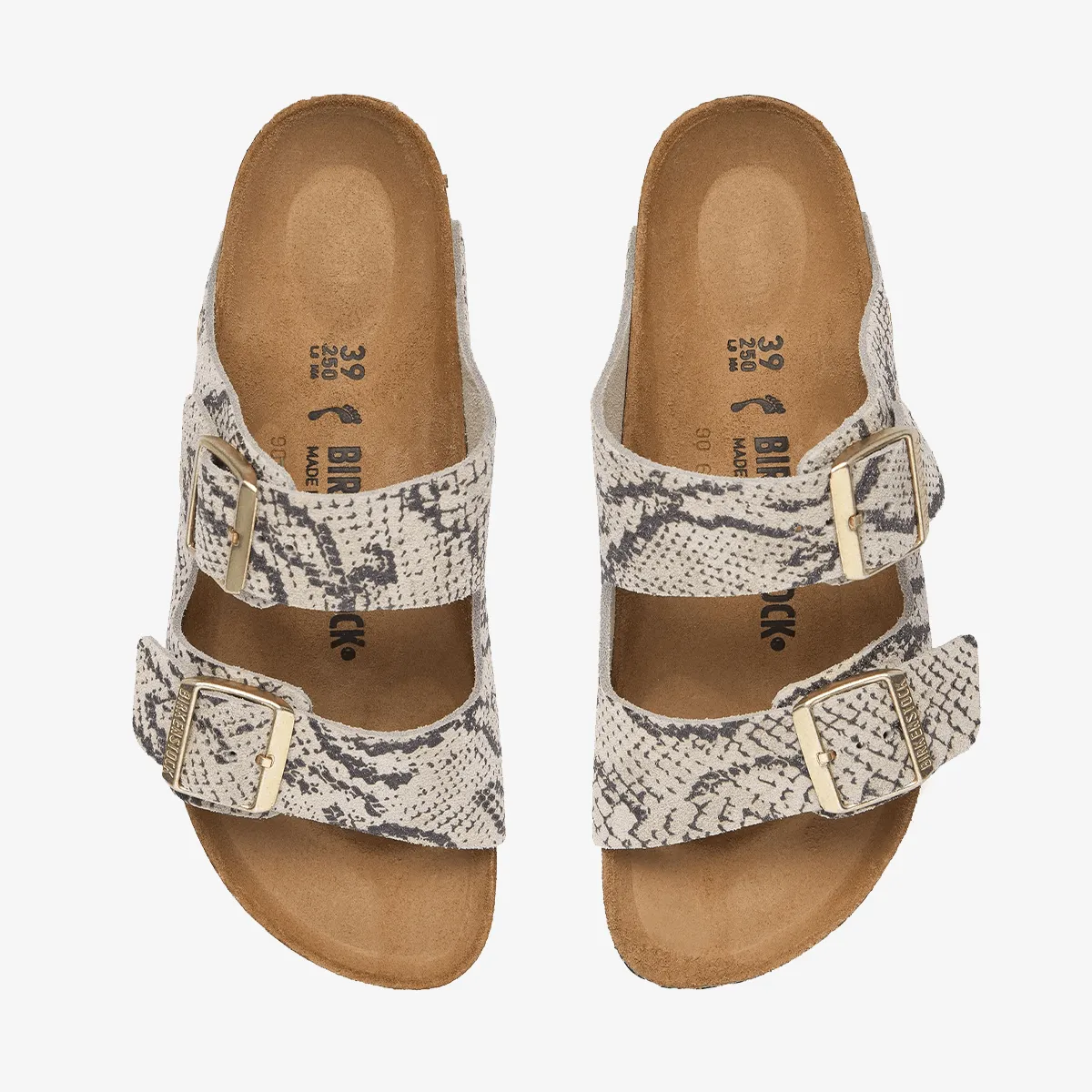 BIRKENSTOCK Papuci Arizona Print LEVE Snake Oyster 