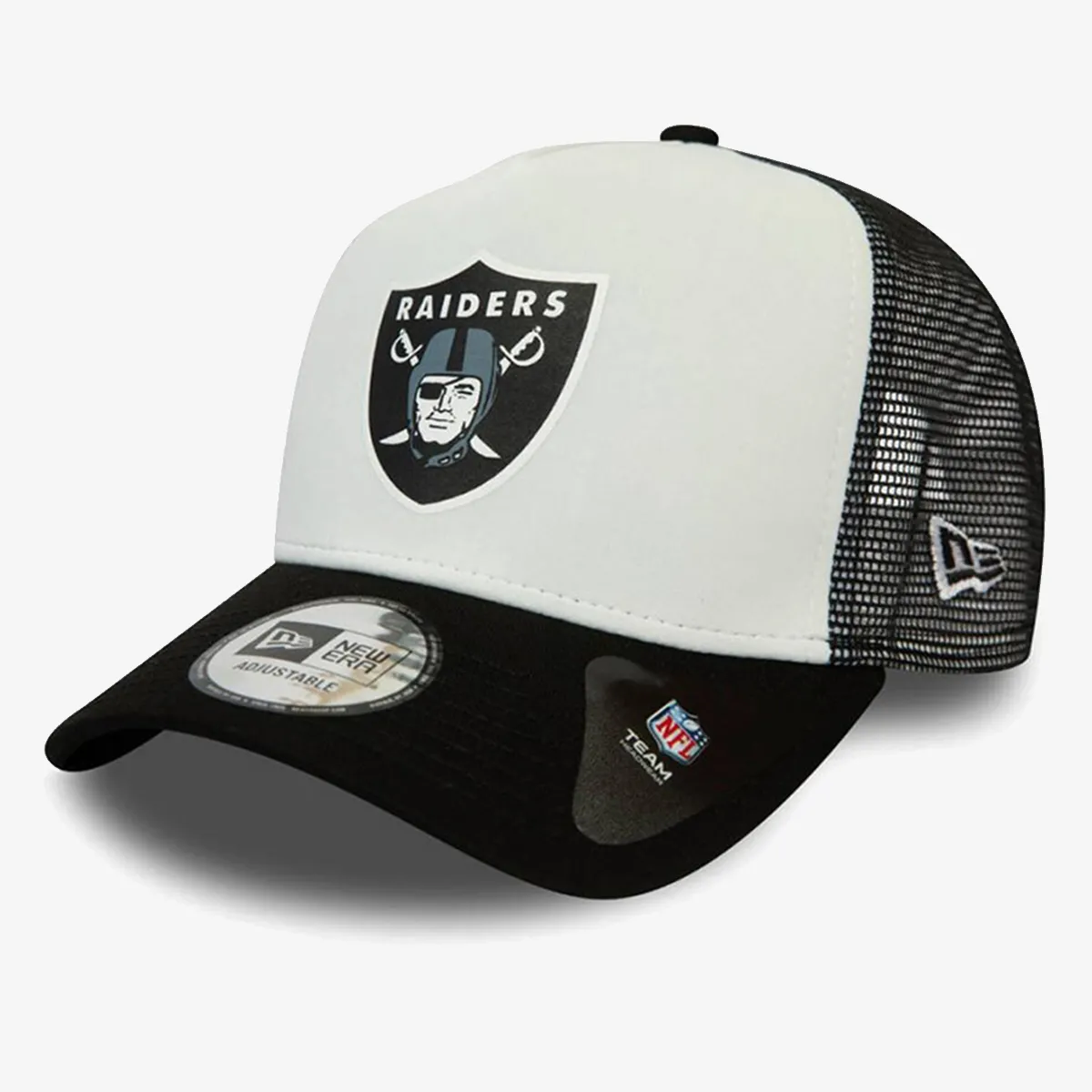 NEW ERA Sapca Las Vegas Raiders Team Colour White A-Frame Trucker Cap <br /> 
