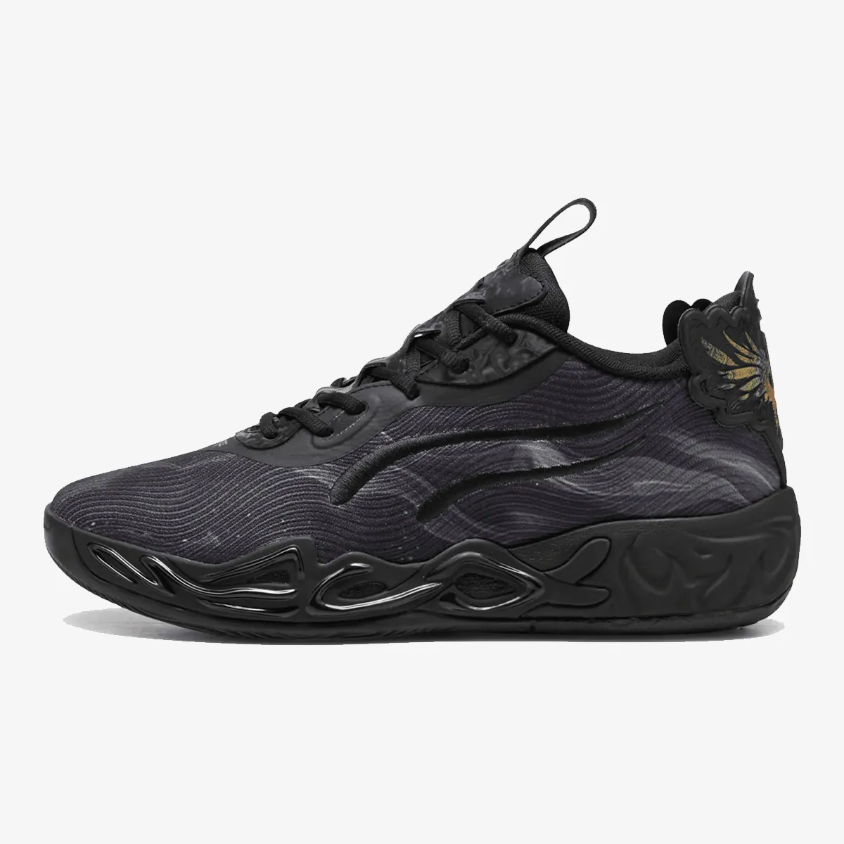 PUMA Pantofi Sport MB.04 Lo Team PUMA Black-Dark Amethyst 