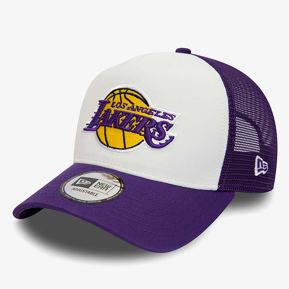 NEW ERA Sapca LA Lakers Team Colour Purple A-Frame Trucker Cap | Tike ...