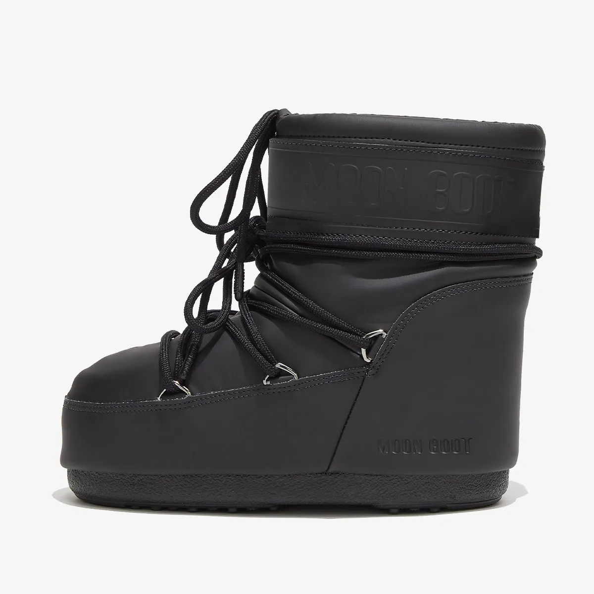 MOON BOOT Ghete MB ICON LOW RUBBER BLACK