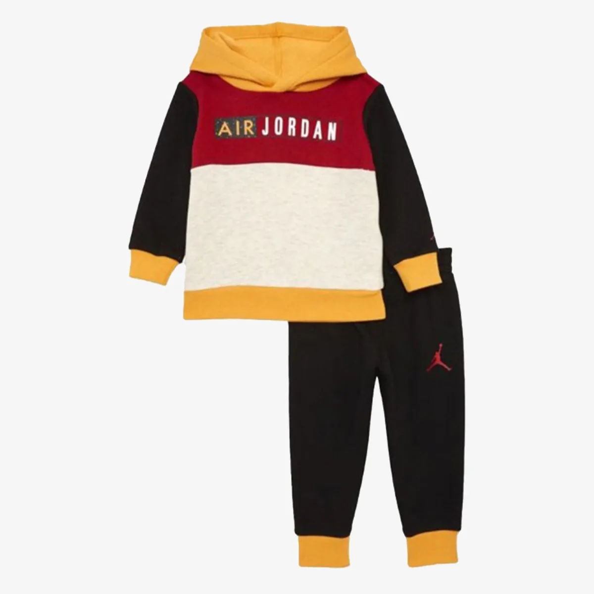 JORDAN Treninguri JDB PAPRIKA FLC PO HOODIE SET 