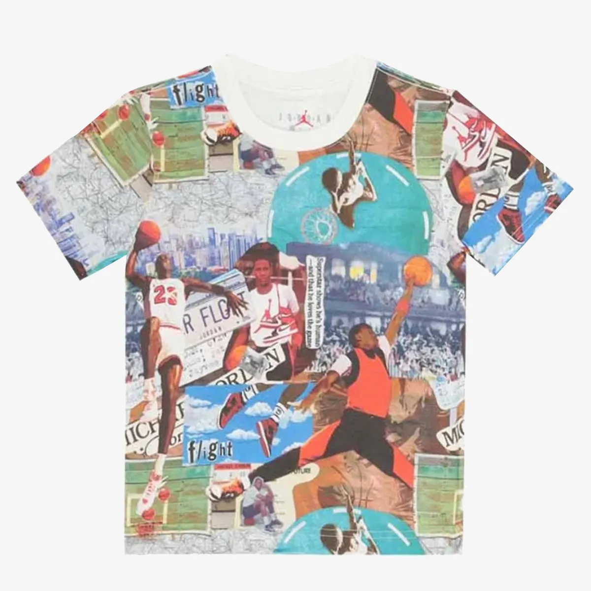 JORDAN Tricou JDB MJ BROOKLYN COLLAGE AOP SS 