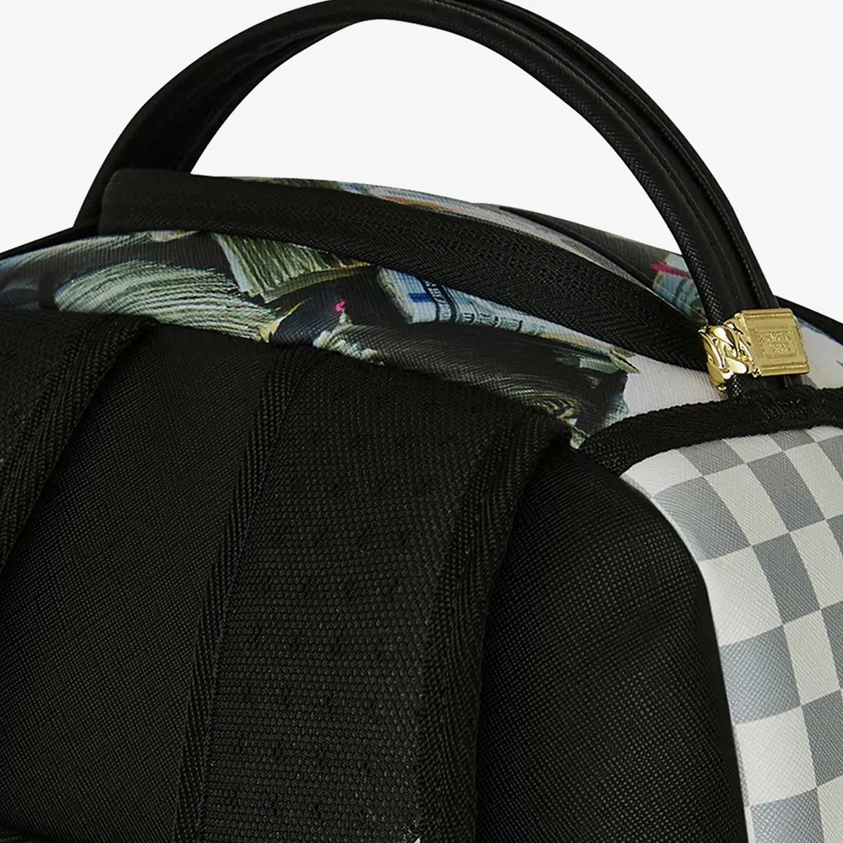 SPRAYGROUND Rucsac CREAM CHECK FULL OF CASH BACKPACK