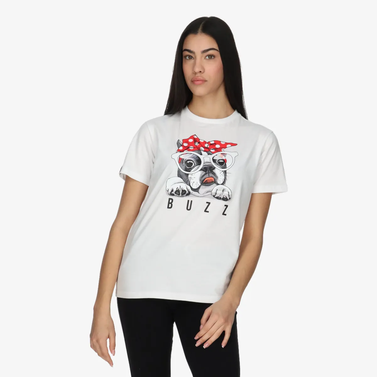 BUZZ Tricou SCARF FRINCHIE W T-SHIRT 