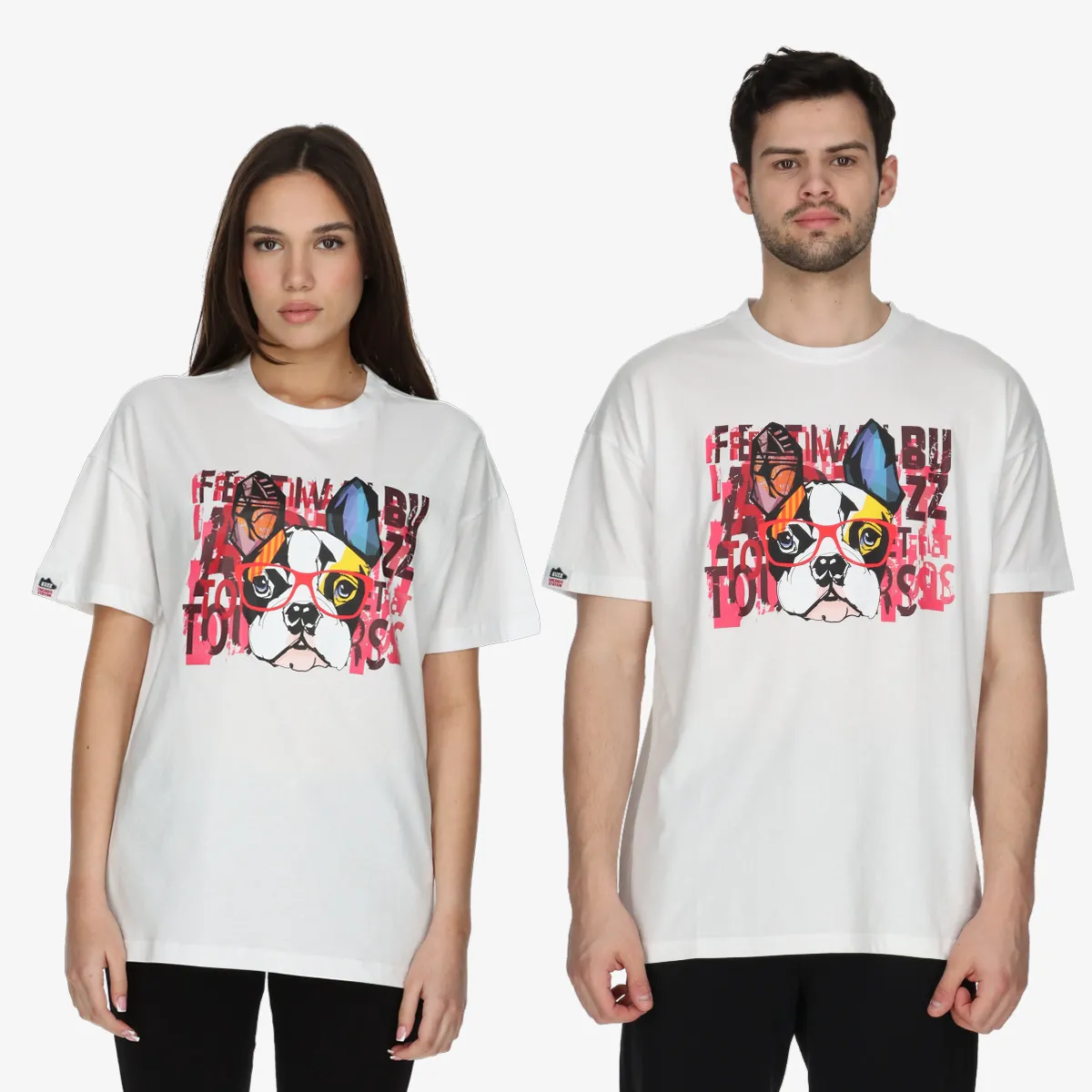 BUZZ Tricou COLORS FRENCHIE T-SHIRT 