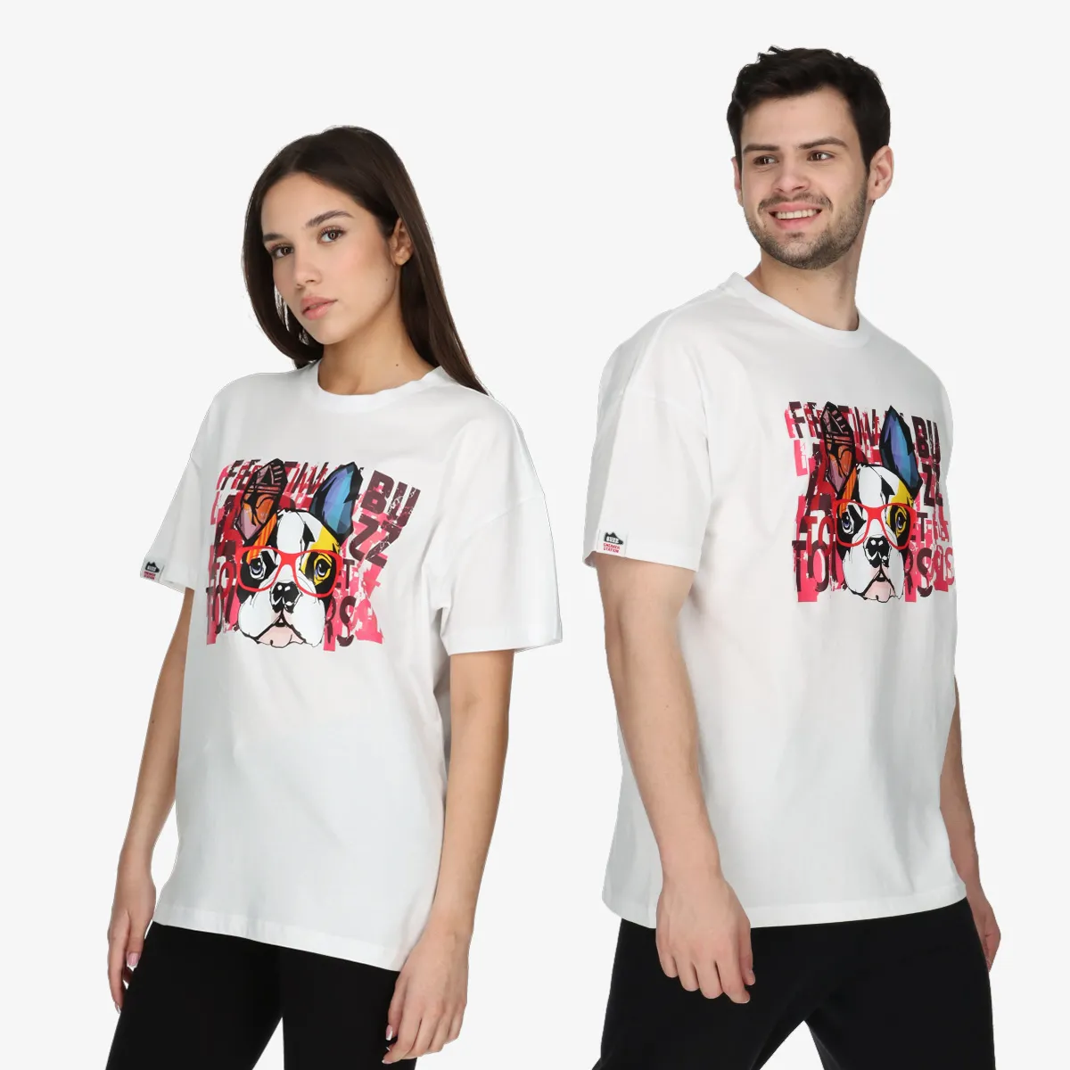 BUZZ Tricou COLORS FRENCHIE T-SHIRT 