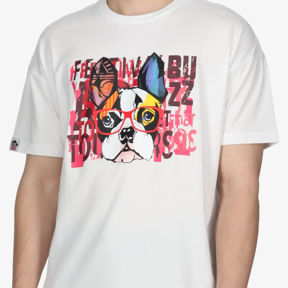 BUZZ Tricou COLORS FRENCHIE T-SHIRT 