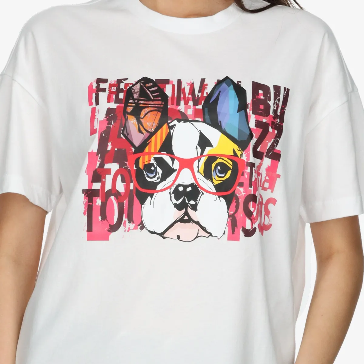 BUZZ Tricou COLORS FRENCHIE T-SHIRT 