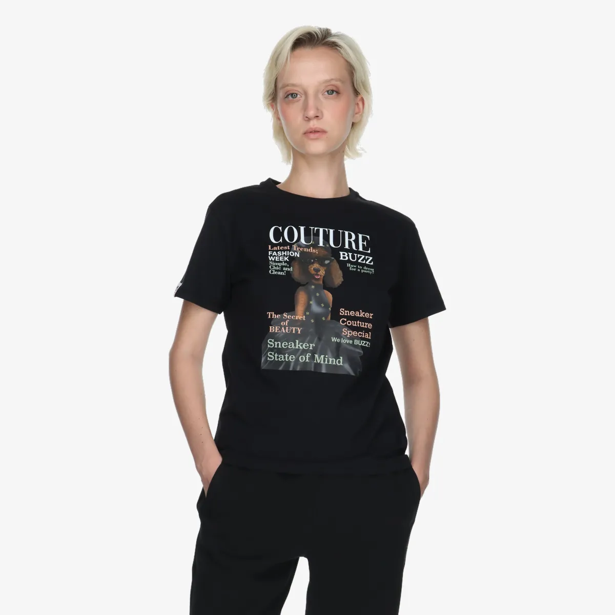 BUZZ Tricou COUTURE T-SHIRT 