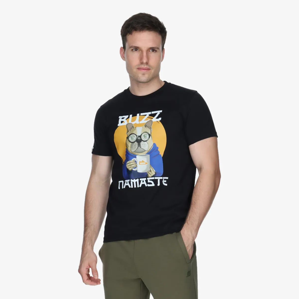 BUZZ Tricou HIPSTER NAMASTE T-SHIRT 