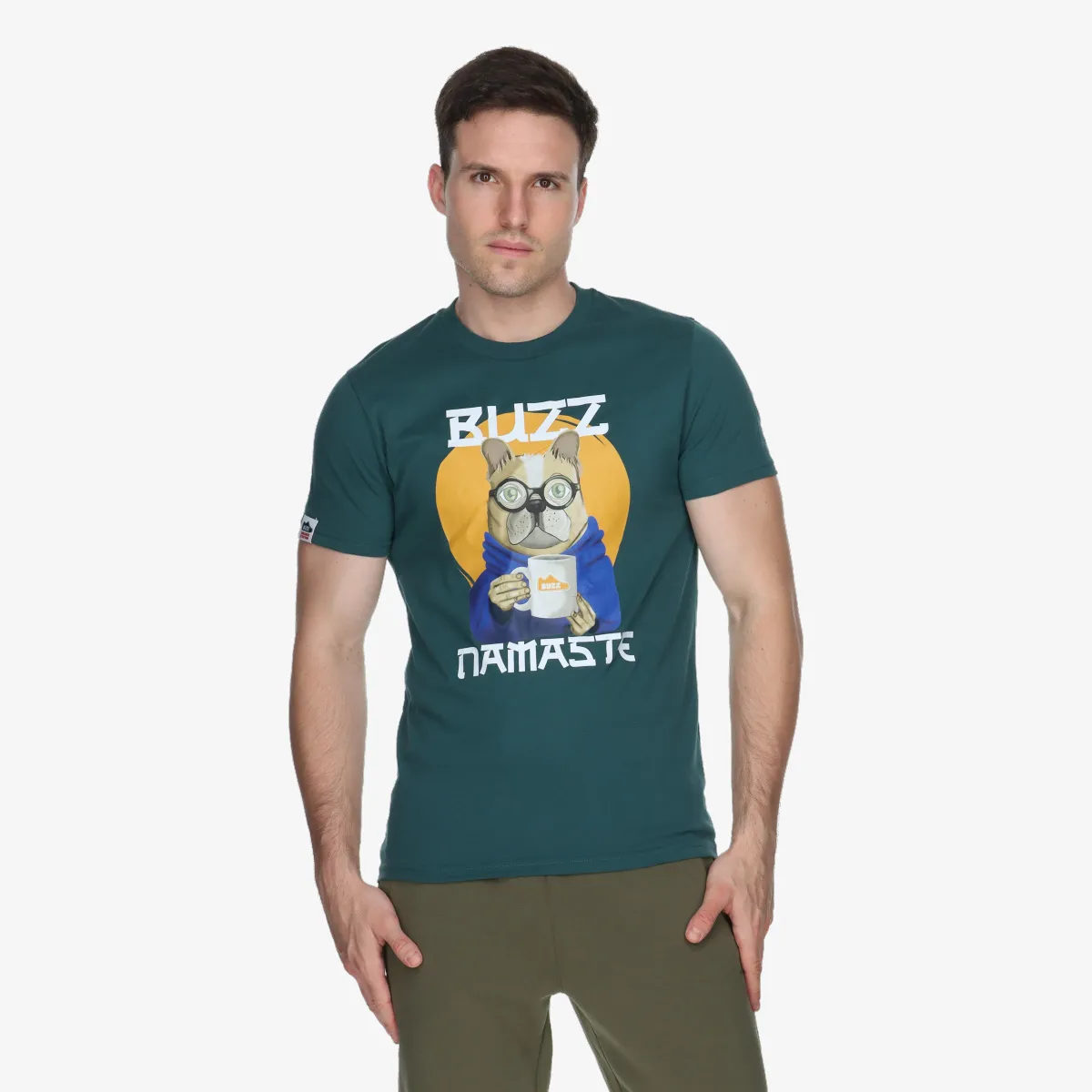 BUZZ Tricou HIPSTER NAMASTE T-SHIRT 