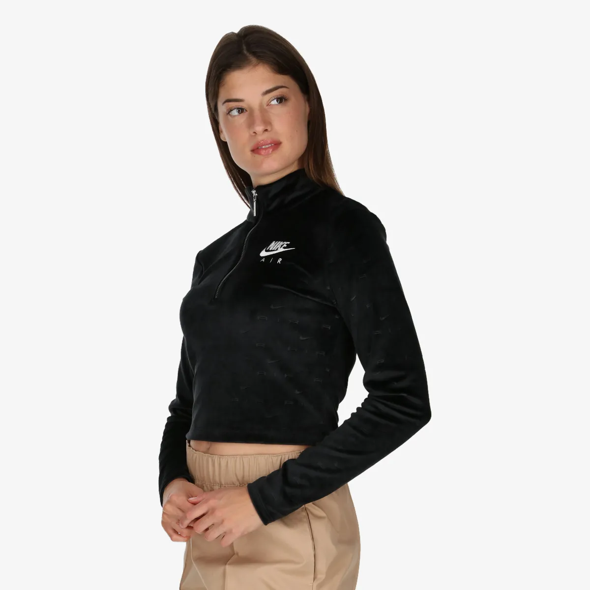 NIKE Hanorac W NSW AIR VLR MDCRP QZ LS TOP