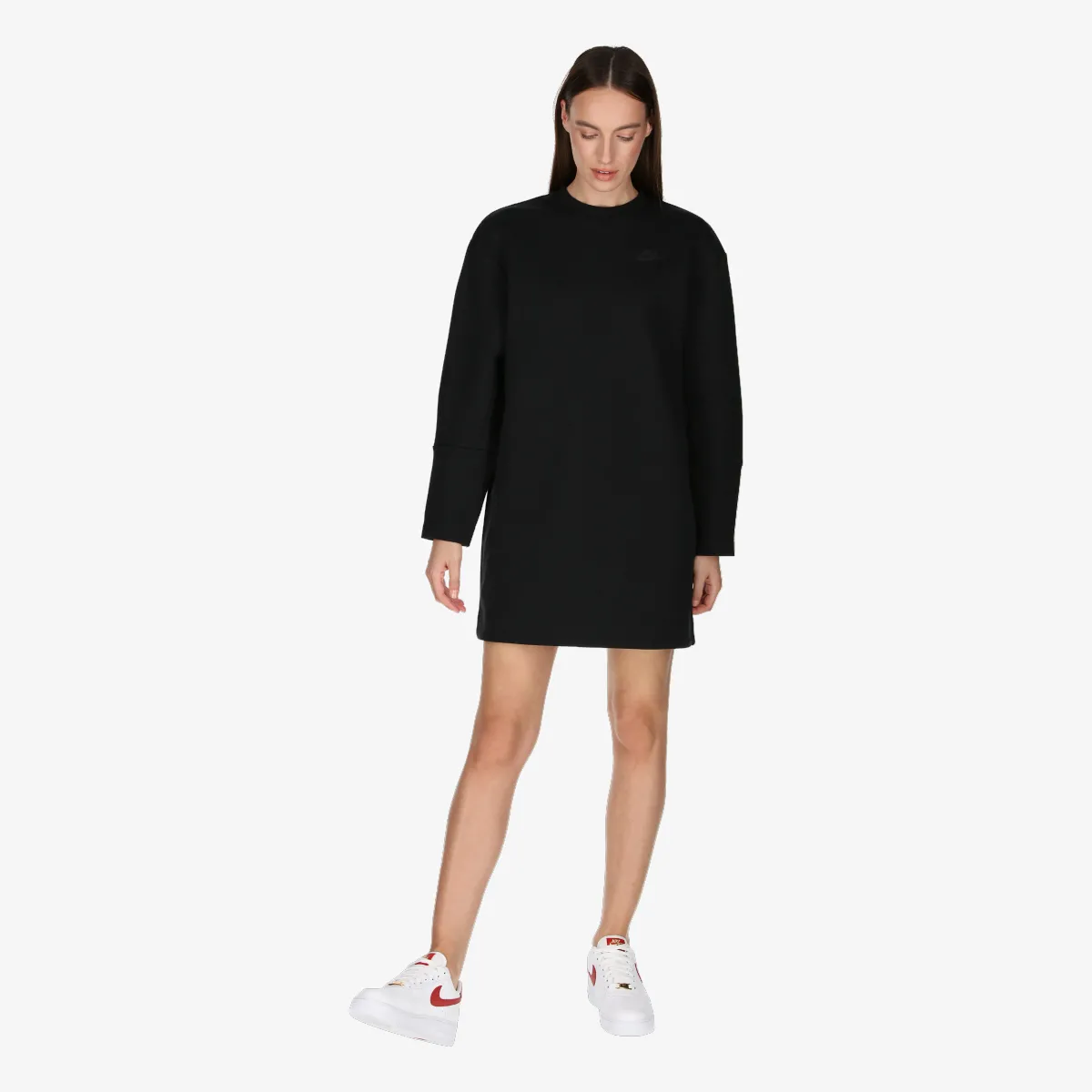 NIKE Rochie W NSW TCH FLC ESSNTL LS DRSS 