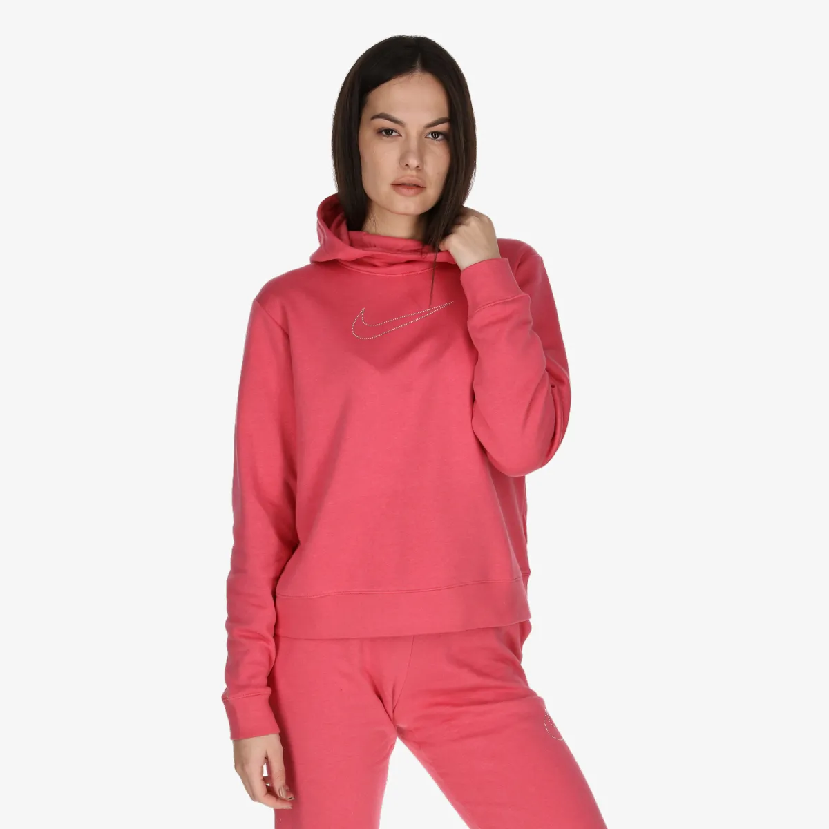 NIKE Hanorac W NSW FLC GX FNL HOODIE FTRA 