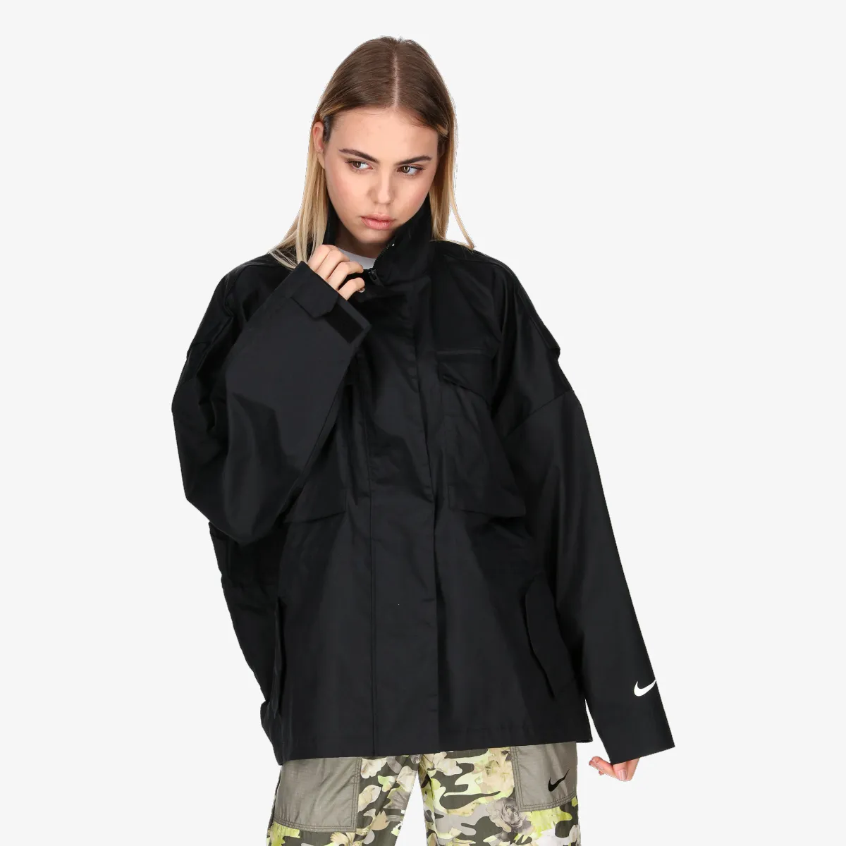 NIKE Jacheta W NSW M65 ESSNTL WVN JKT OS 