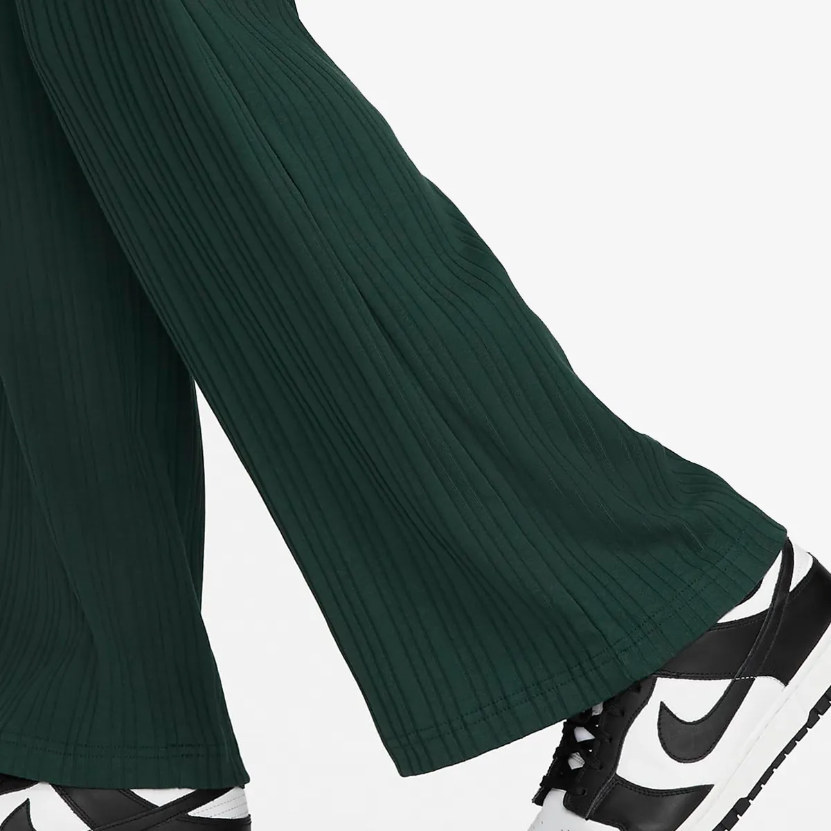 NIKE Pantaloni de trening W NSW JRSY RIB WIDE LEG PANT 