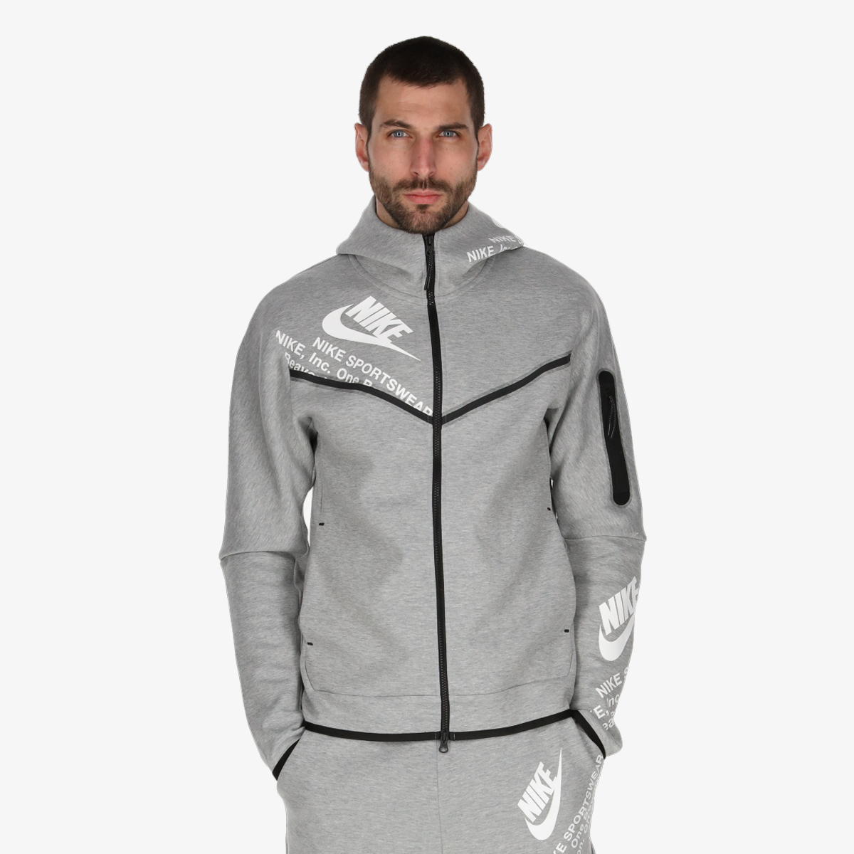 NIKE Hanorac M NSW TCH FLC FZ WR GX HOODIE Tike Romania