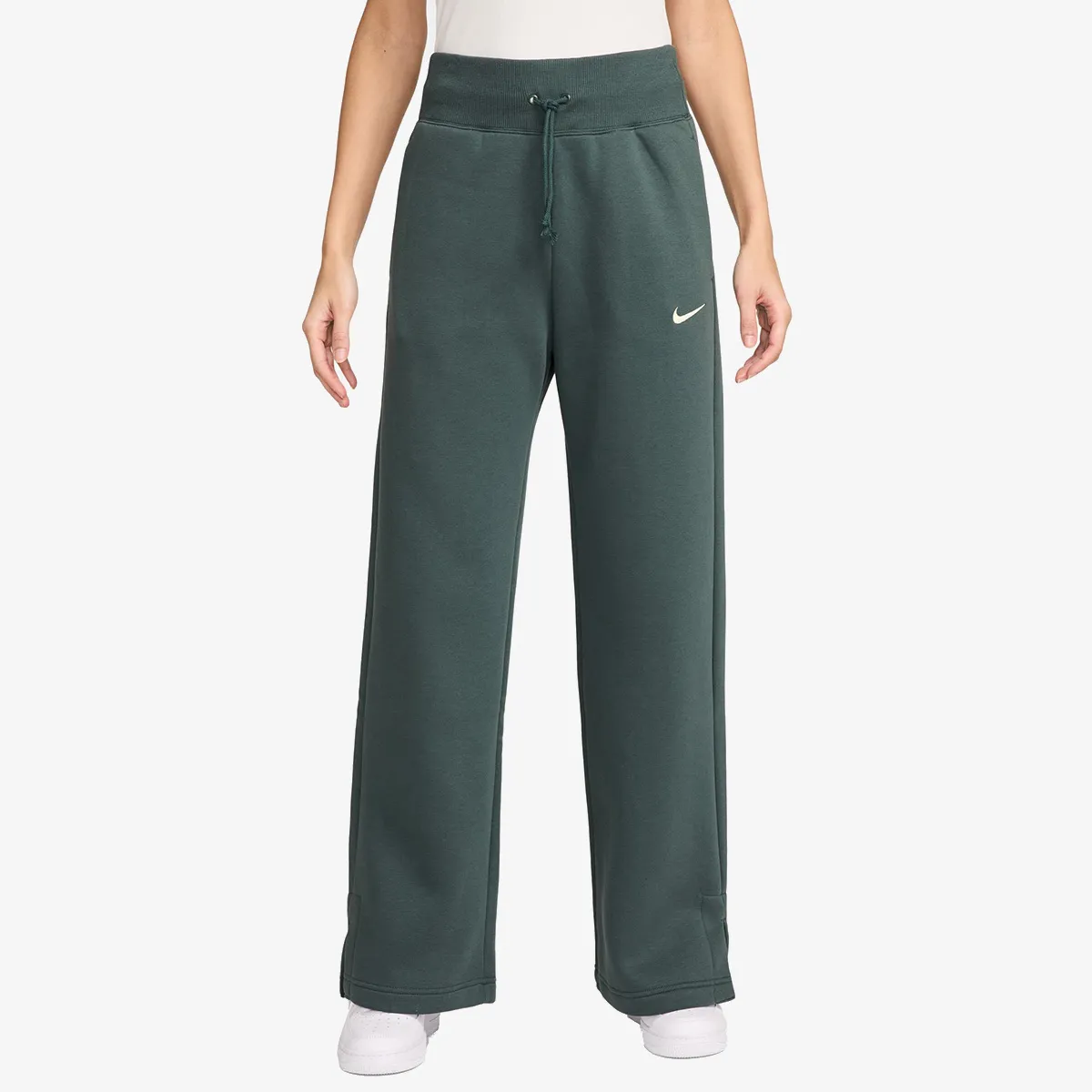 NIKE Pantaloni de trening W NSW PHNX FLC HR PANT WIDE 