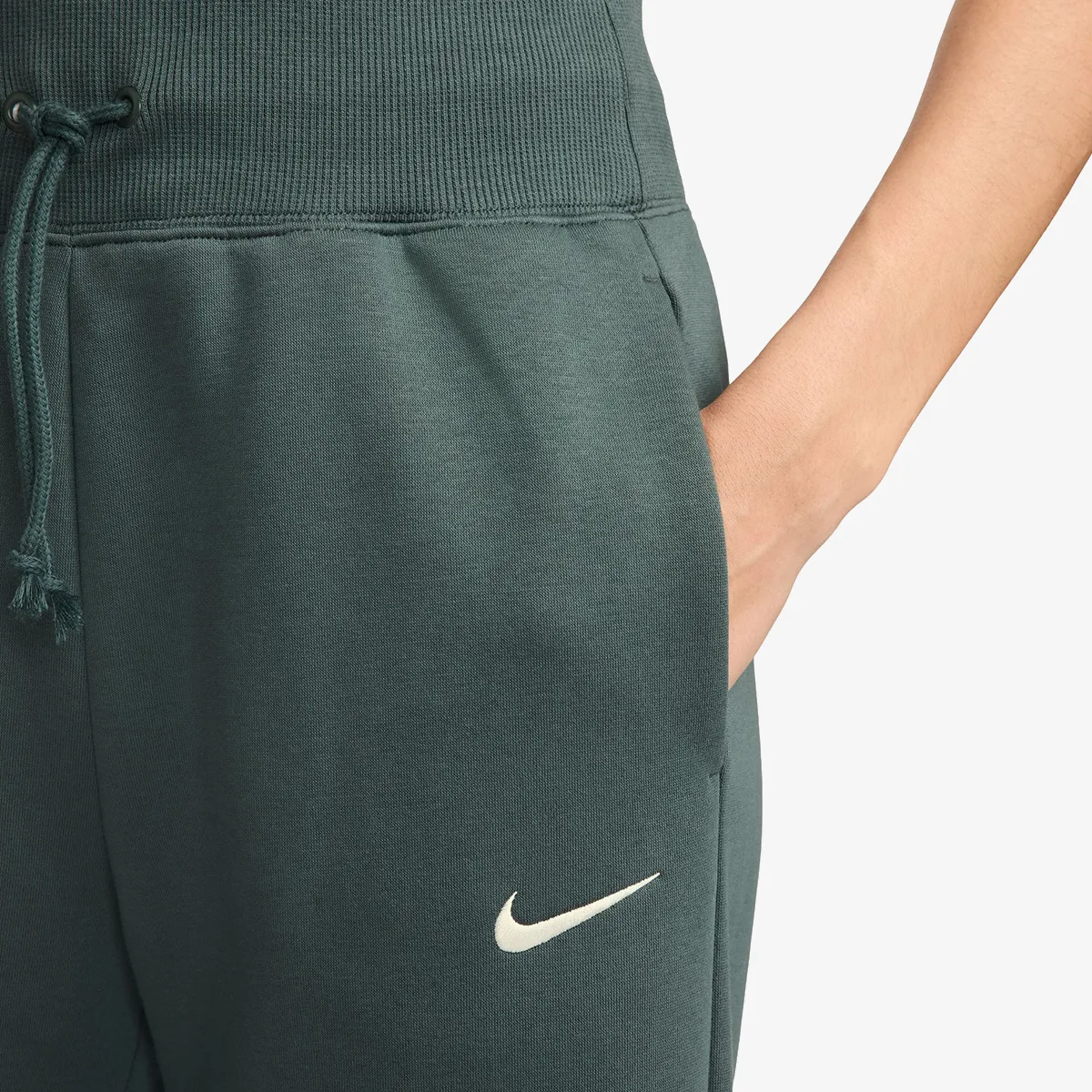 NIKE Pantaloni de trening W NSW PHNX FLC HR PANT WIDE 