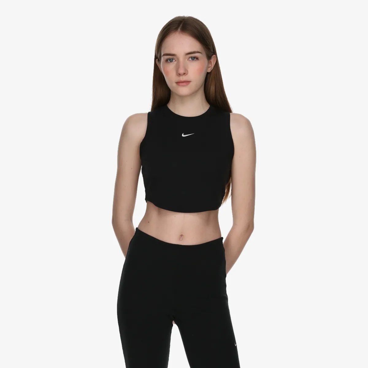 NIKE TRICOU FARA MANECI W NSW ESSNTL RIB CRP TANK 