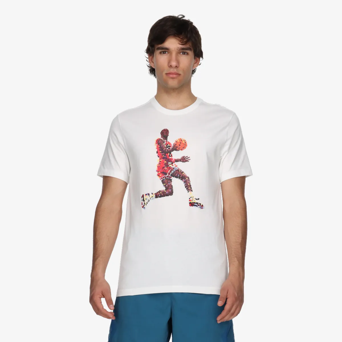 NIKE Tricou M J FLT ESS GFX SS CREW 