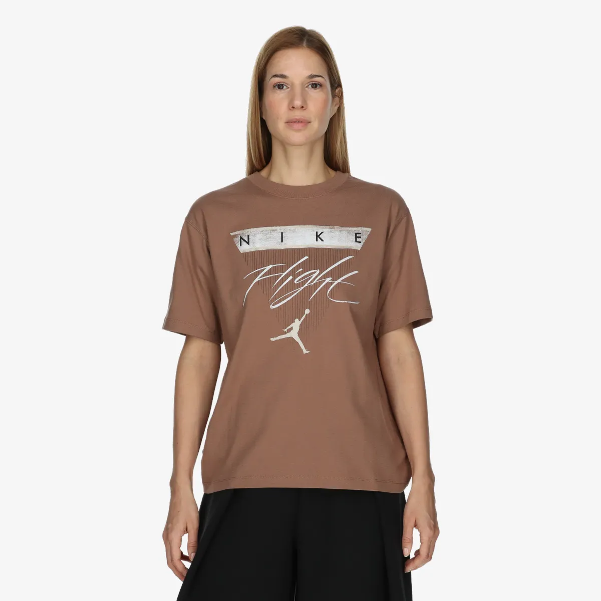 NIKE Tricou W J SS GF GFX FLT TEE 
