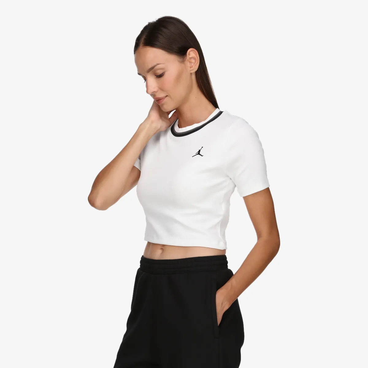 NIKE Tricou W J SS KNIT TOP F24 