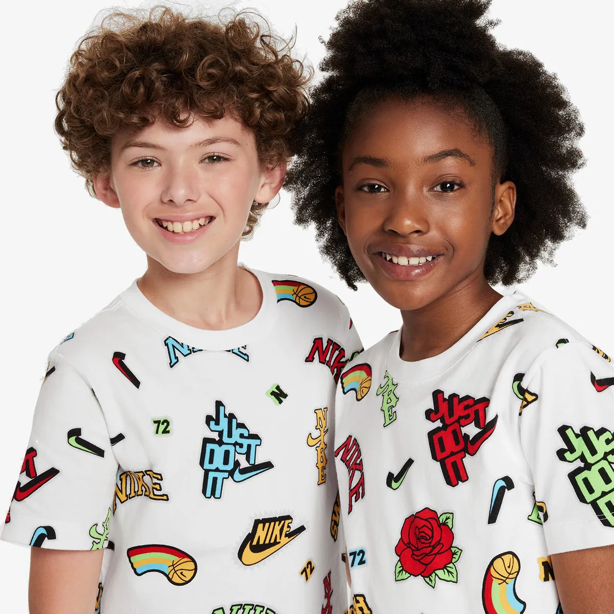 NIKE Tricou K NSW TEE CREATE 2.2 AOP VRZTY 