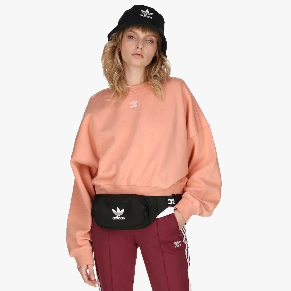 ADIDAS Tricou maneca lunga SWEATSHIRT