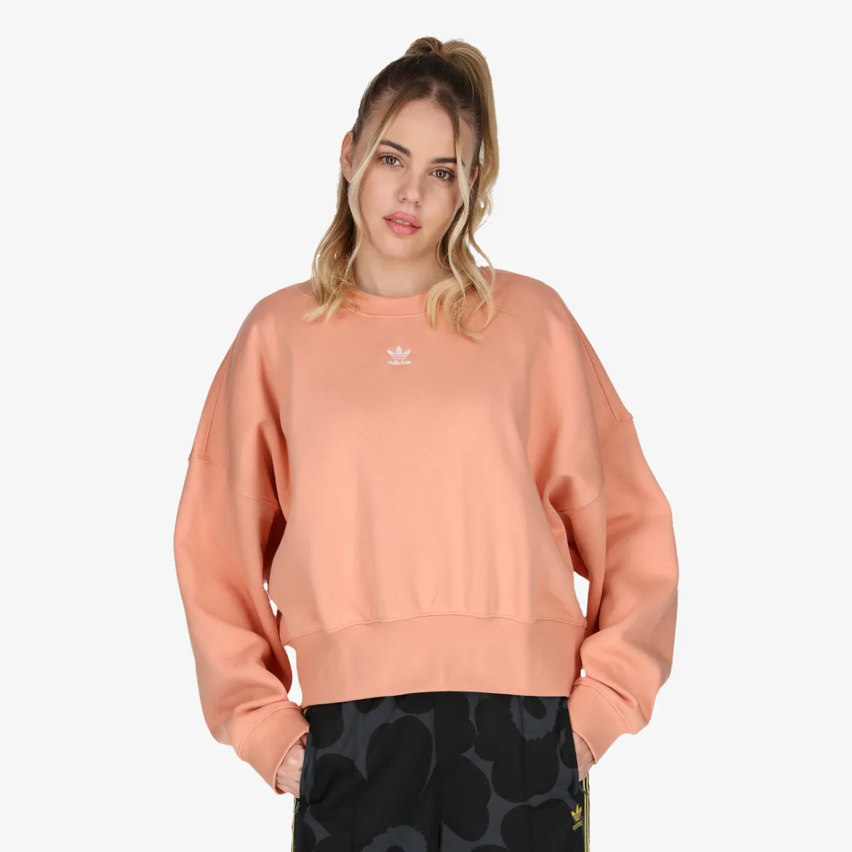 ADIDAS Tricou maneca lunga SWEATSHIRT