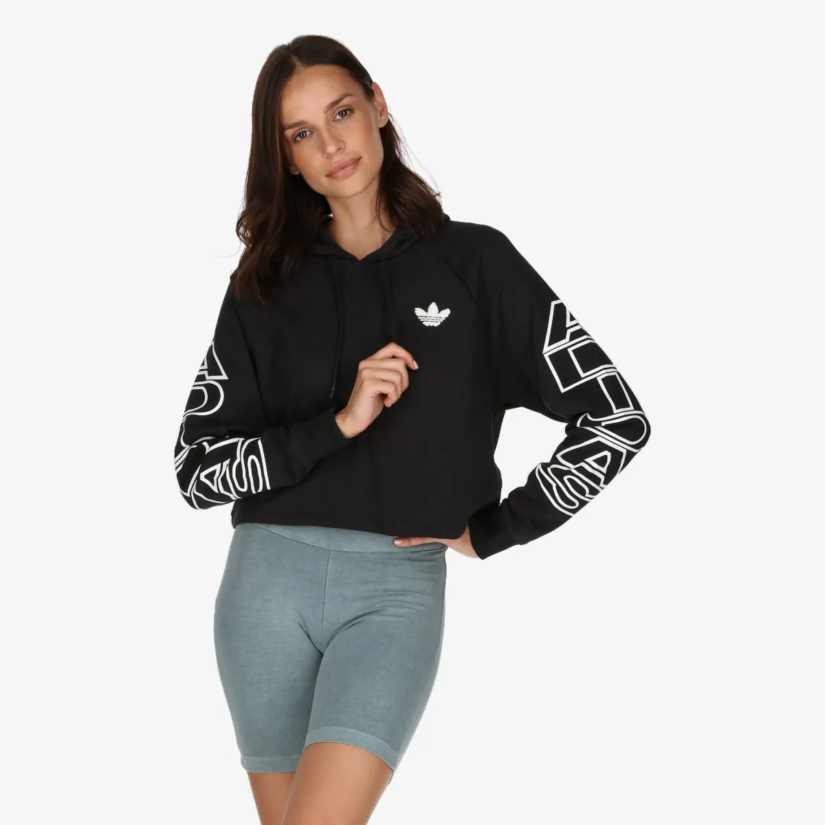 ADIDAS Hanorac CROPPED HOODIE 
