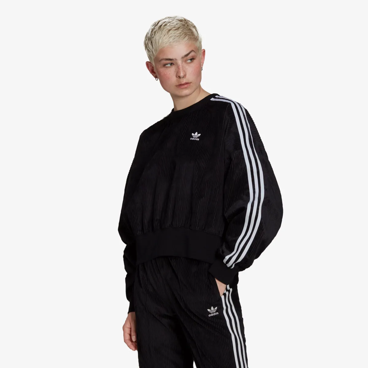 ADIDAS Tricou maneca lunga SWEATSHIRT