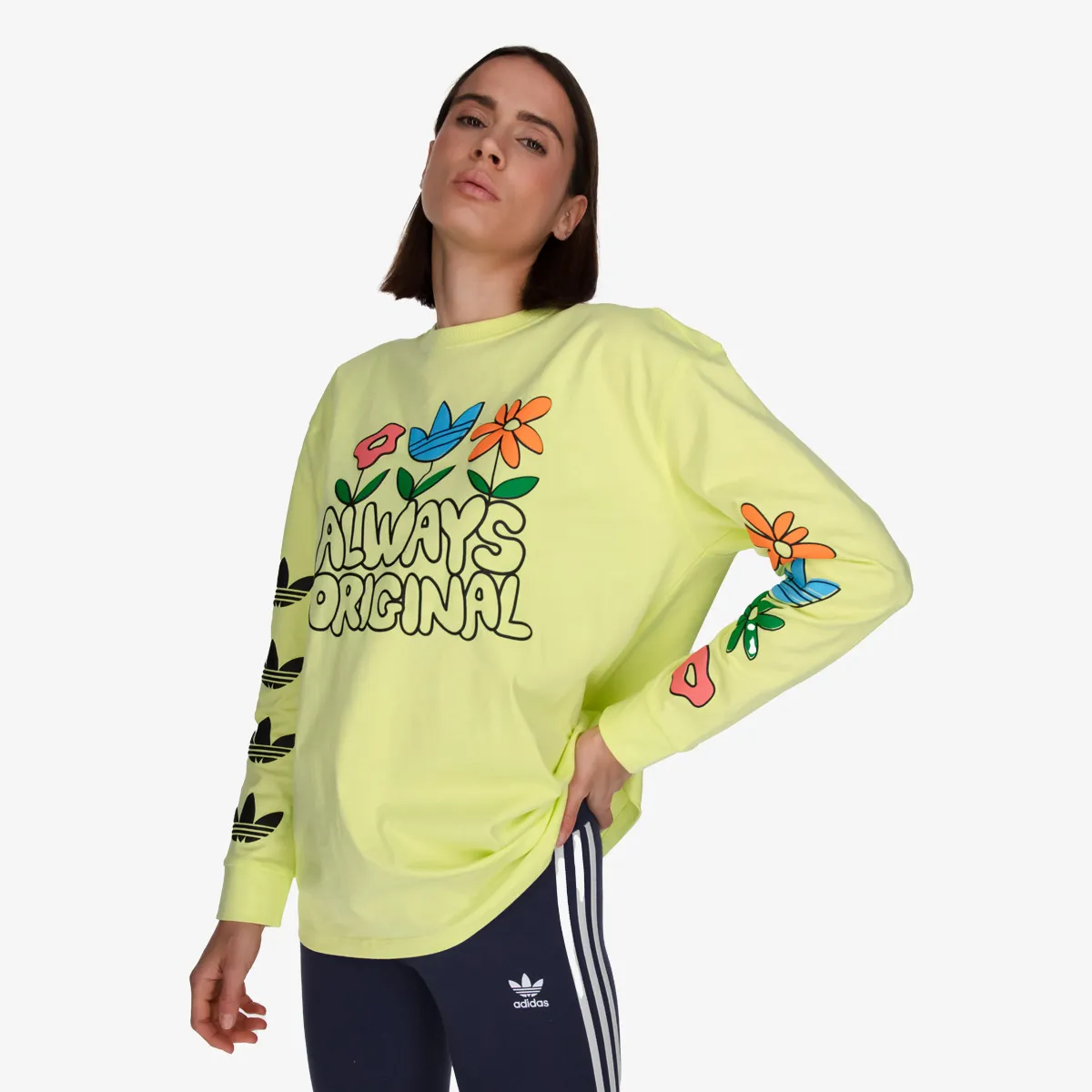 ADIDAS Tricou maneca lunga GRAPHIC LS 