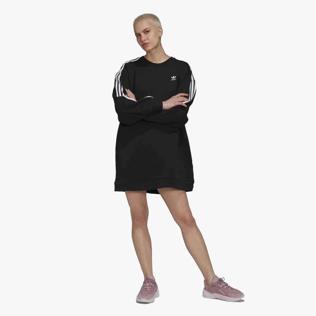 ADIDAS Rochie ADICOLOR CLASSICS LONG SLEEVE SWEATSHIRT 