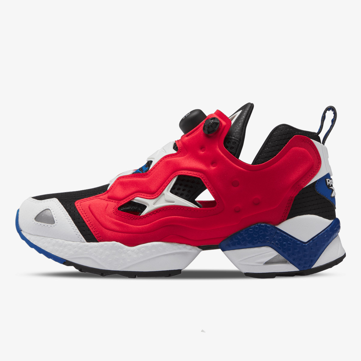 Kids Boy InstaPump Fury OG NM Slip On Sport Shoes Blue Black Red