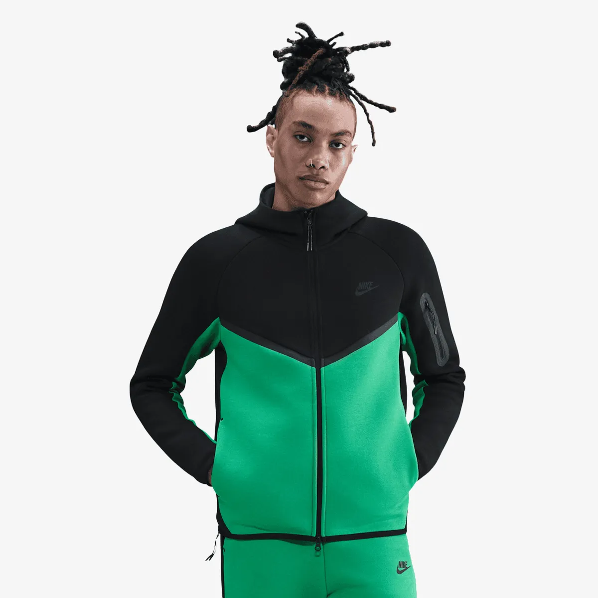 NIKE Hanorac M NK TCH FLC FZ WR HOODIE 