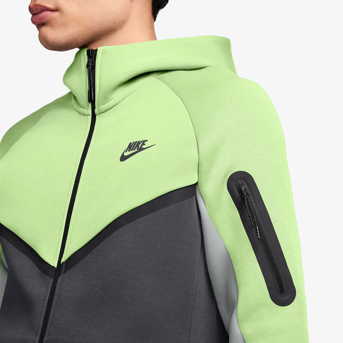 NIKE Hanorac M NK TCH FLC FZ WR HOODIE