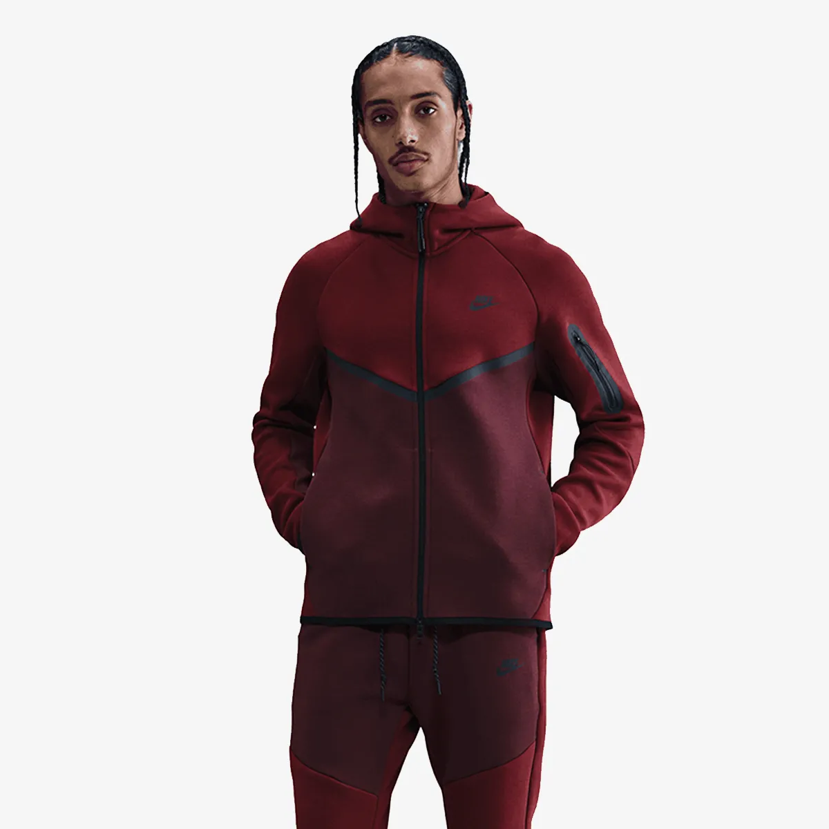 NIKE Hanorac M NK TCH FLC FZ WR HOODIE 