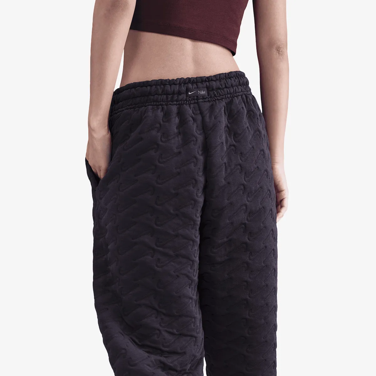 NIKE Pantaloni de trening W NSW PHNX FLC HR OS AOJ PANT 